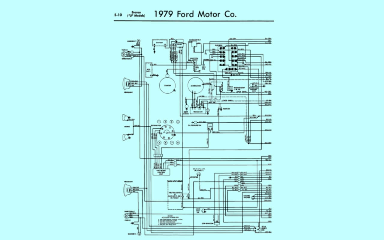 1979 Ford F150 Instrument Cluster Wiring Diagram