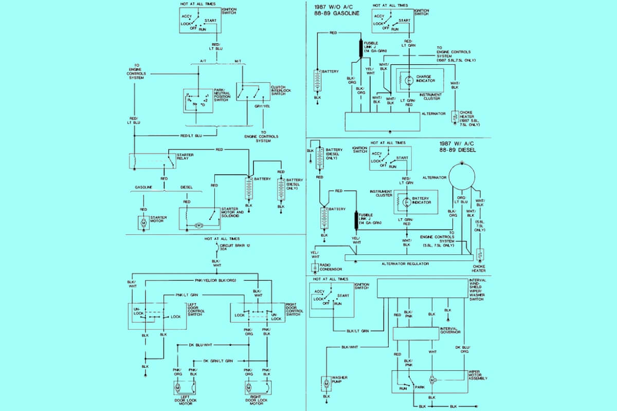 1995 7.3 Powerstroke Engine Wiring Harness Diagram