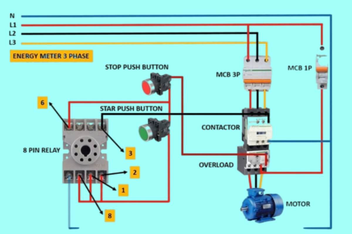 8 Pin Relay Wiring Diagrams