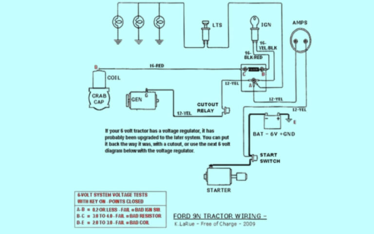 Ford 8N Tractor Wiring Diagrams