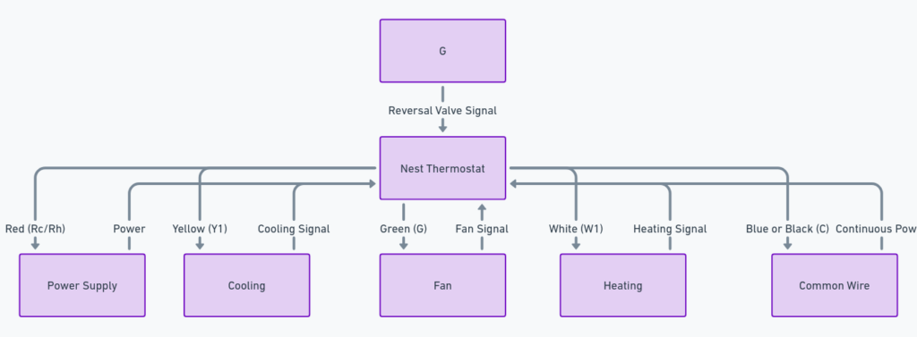 Color Coded Wire Nest Thermostat Wiring Diagram