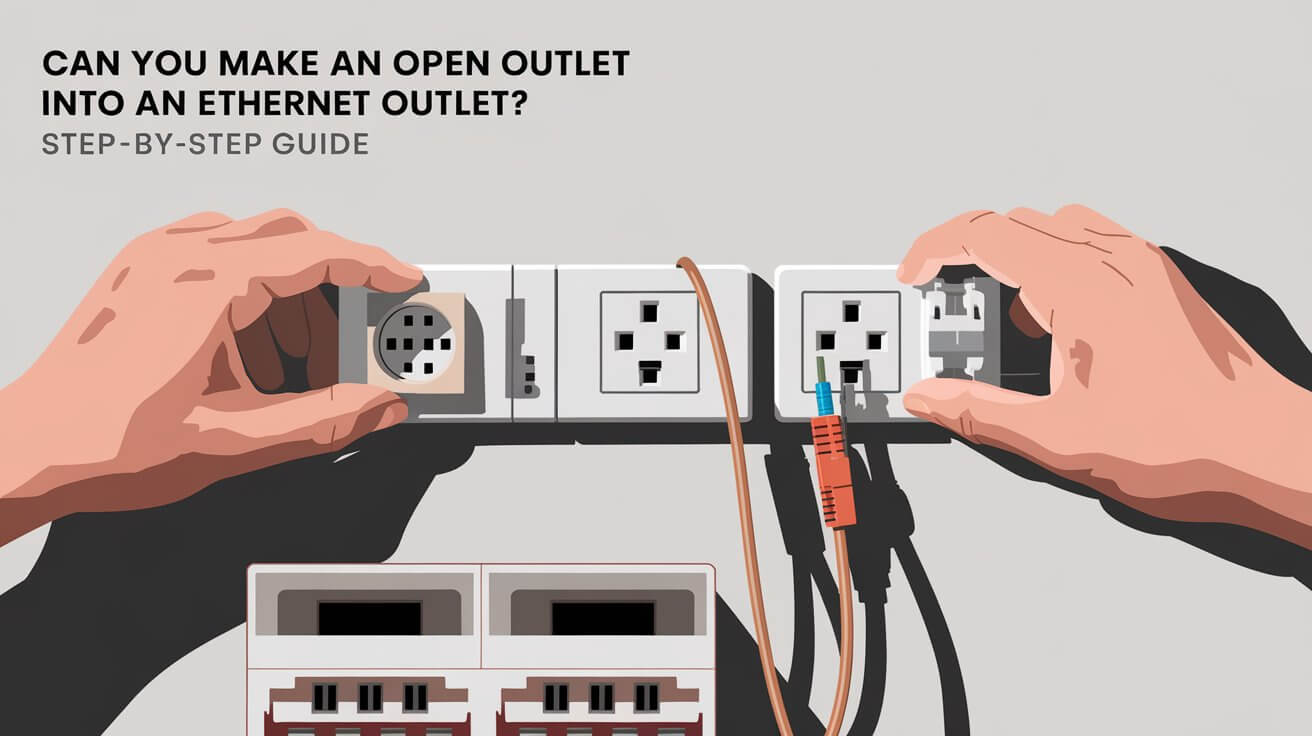 Can You Make an Open Outlet Into an Ethernet Outlet