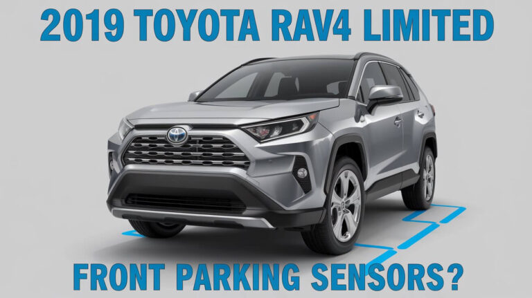 Does the 2019 Toyota RAV4 Limited Come with Front Parking Sensors