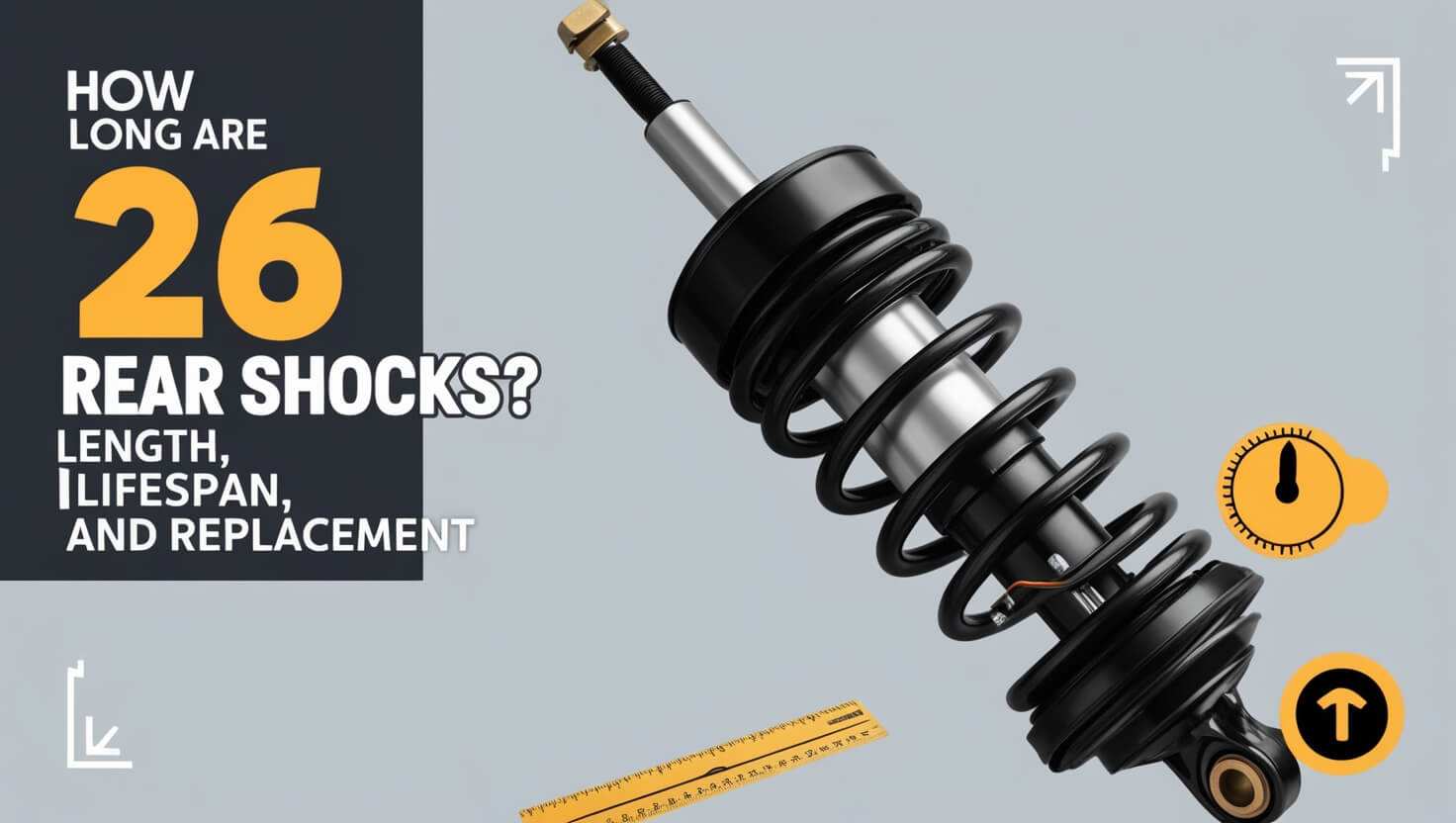 How Long Are 26 Rear Shocks