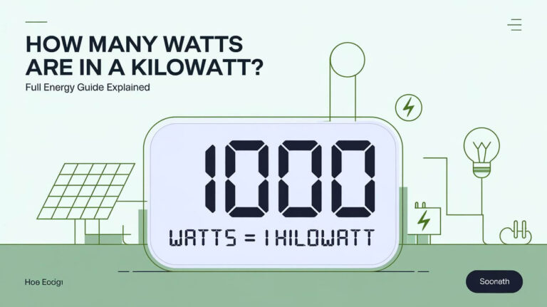 How Many Watts Are in a Kilowatt