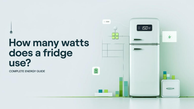 How Many Watts Does a Fridge Use