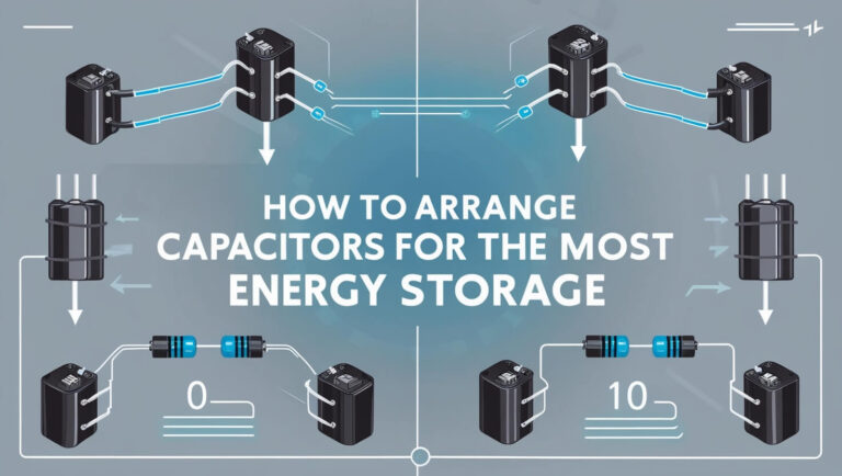 How to Arrange Capacitors for the Most Energy Storage