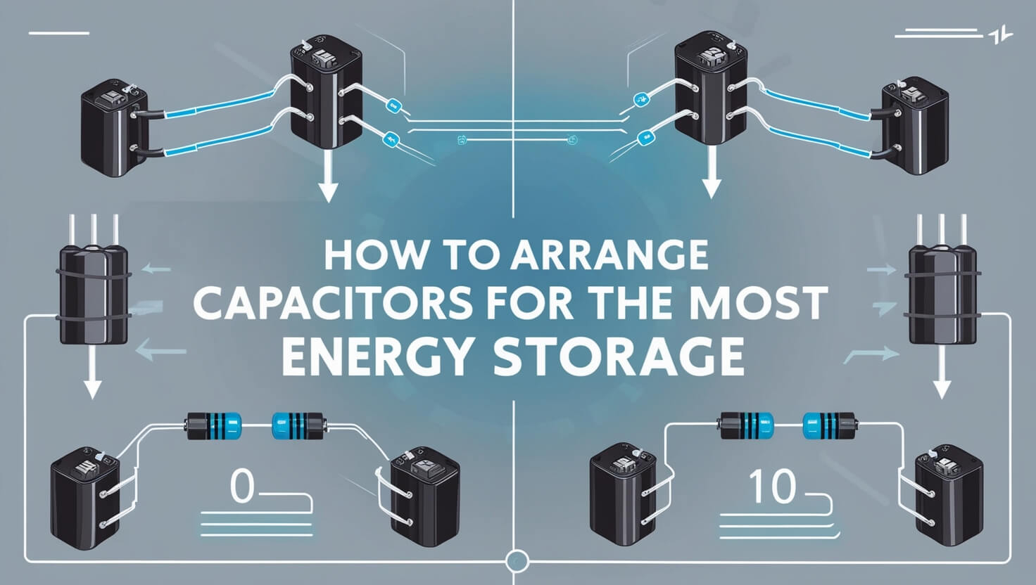 How to Arrange Capacitors for the Most Energy Storage