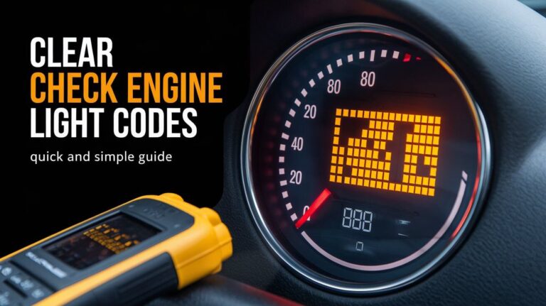 How to Clear the Codes of a Check Engine Light Easily