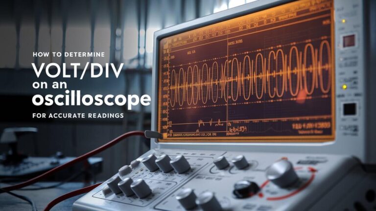 How to Determine Volt/Div on an Oscilloscope for Accurate Readings