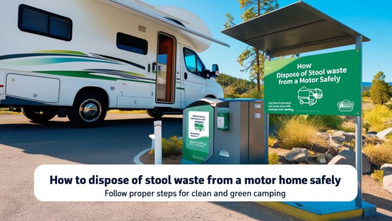 How to Dispose of Stool Waste from a Motor Home Safely