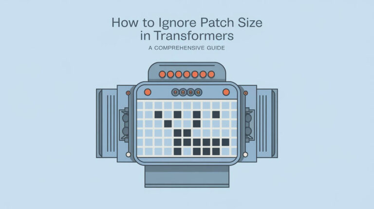 How to Ignore Patch Size in Transformers