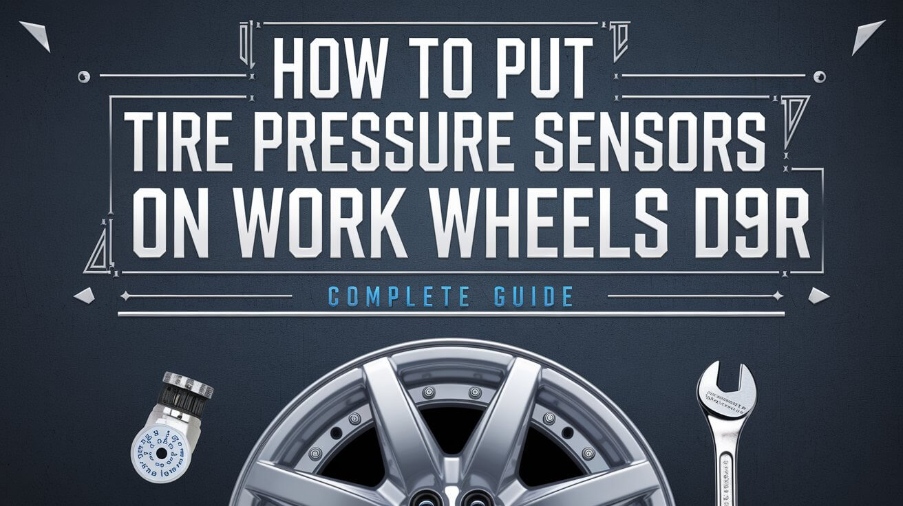 How to Put Tire Pressure Sensors on Work Wheels D9R