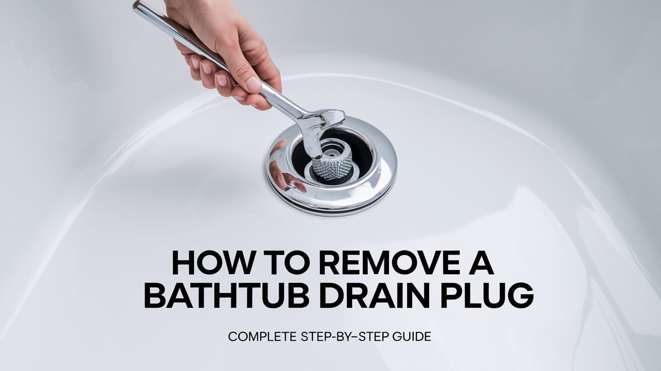 How to Remove a Bathtub Drain Plug