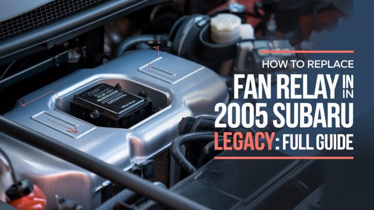 How to Replace Fan Relay in 2005 Subaru Legacy