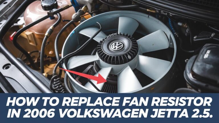 How to Replace Fan Resistor in 2006 Volkswagen Jetta 2.5