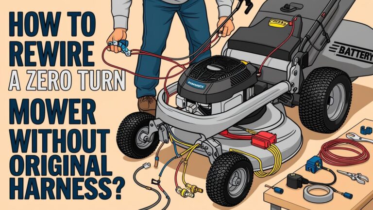 How to Rewire Zero Turn Mower Without Original Harness