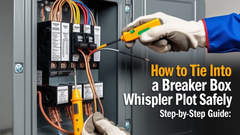 How to Tie into a Breaker Box Whisper Plot Safely