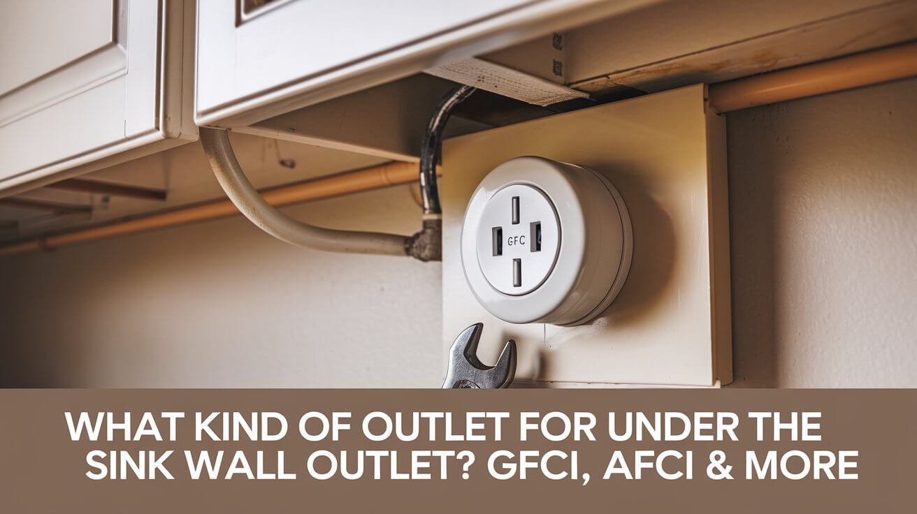 What Kind of Outlet for Under the Sink Wall Outlet