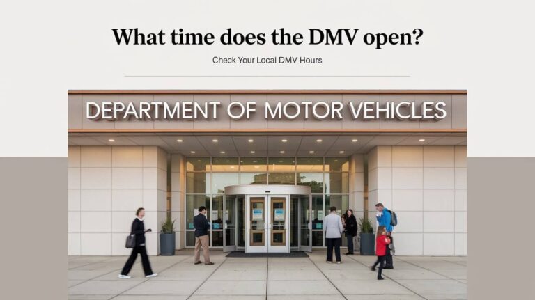 What Time Do the Department of Motor Vehicles Open